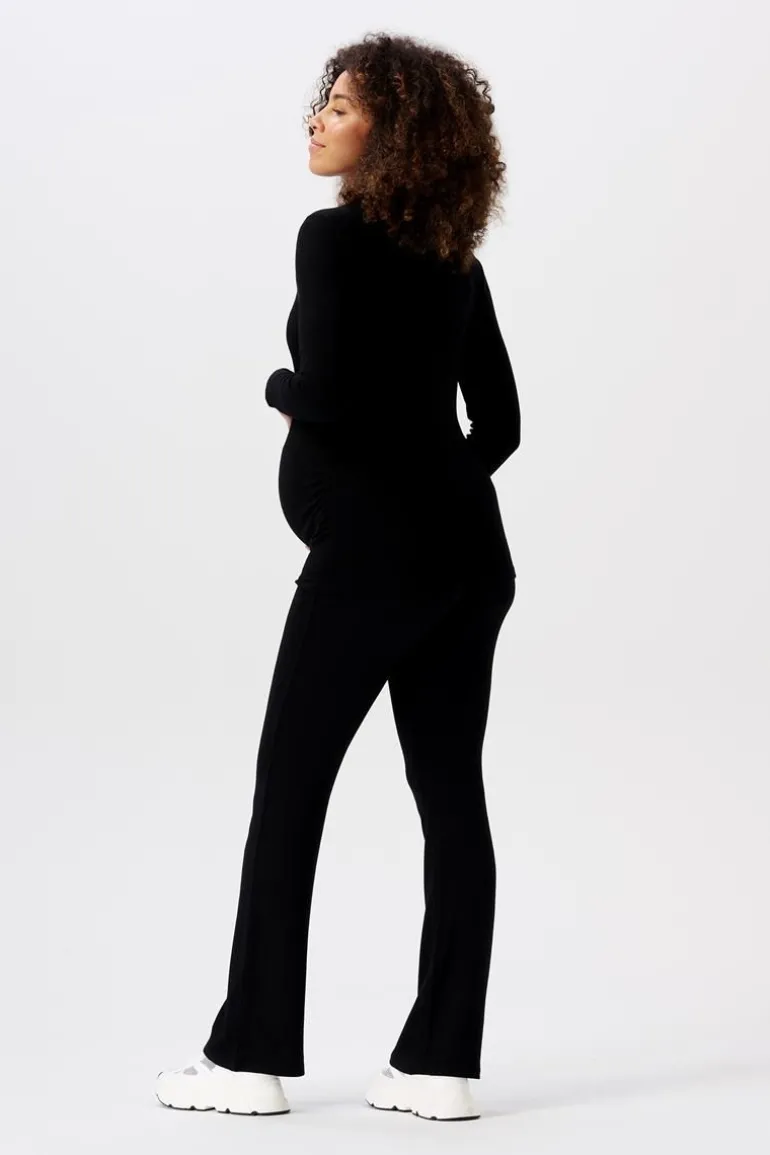 casual_broek_flared_luci__1.webp Noppies Flared | Broeken<Casual Broek Flared Luci - Black