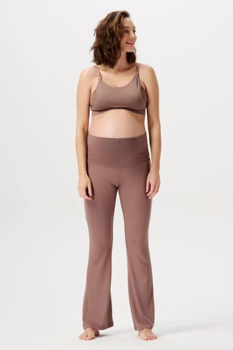 casual_broek_flared_luci__6-3.webp Noppies Flared | Broeken<Casual Broek Flared Luci - Deep Taupe