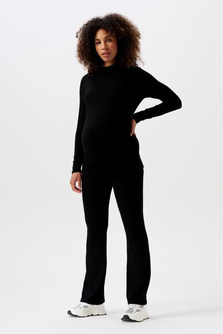 casual_broek_flared_luci__6.webp Noppies Flared | Broeken<Casual Broek Flared Luci - Black