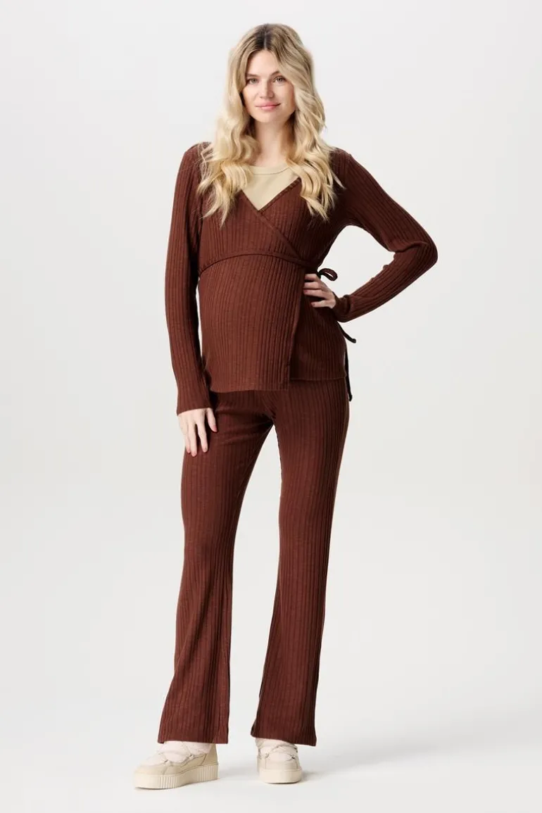 casual_broek_inari__cappu_6.webp Noppies Flared | Broeken<Casual Broek Inari - Cappucino