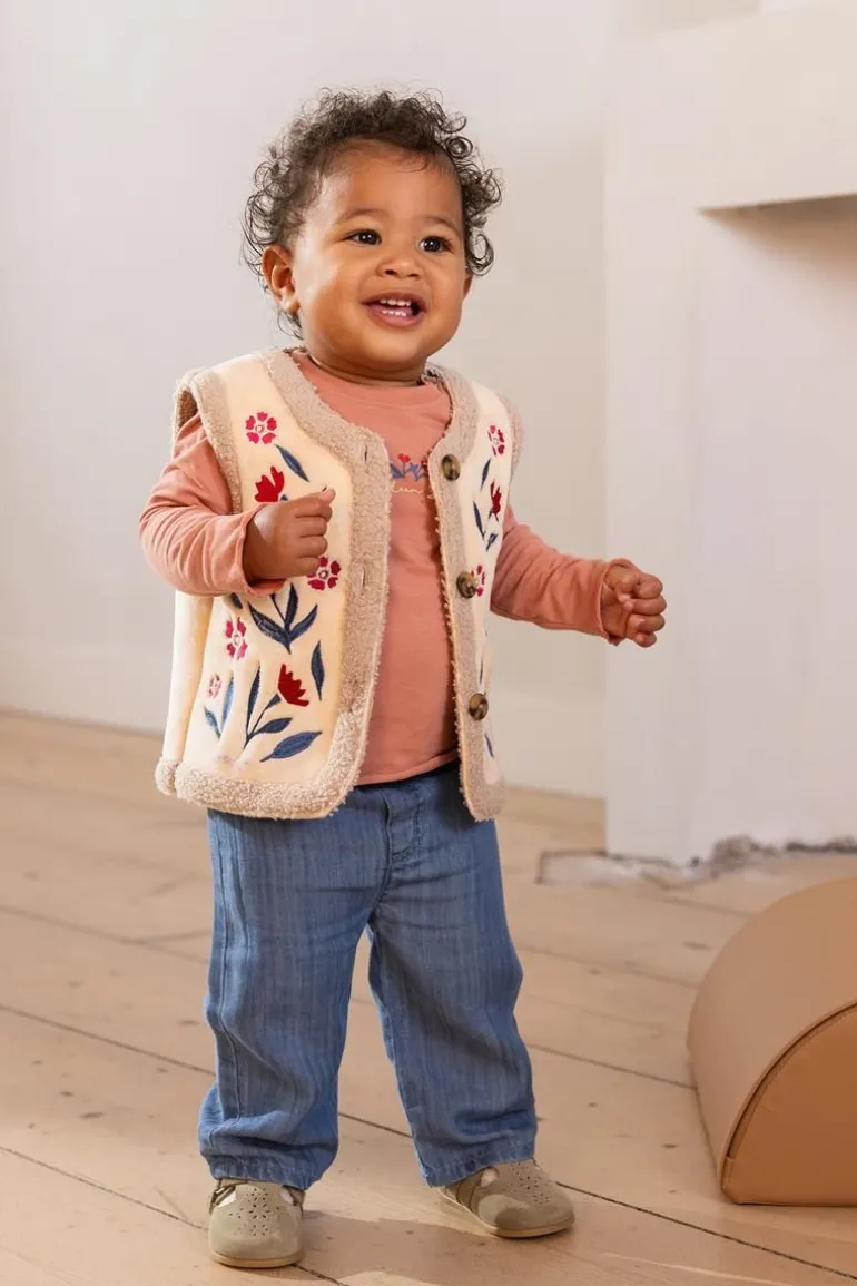 gilet_ferin__butter_cream_3.webp Noppies Vesten<Gilet Ferin - Butter Cream