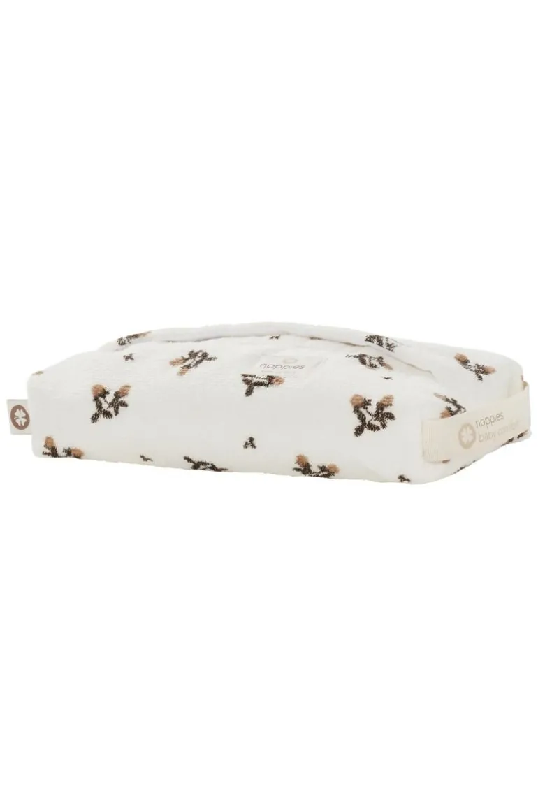 hoes_voor_babydoekje_bloo_3.webp Noppies Slabbetjes & Doekjes | Bad & Verzorging<Hoes Voor Babydoekje Blooming Clover 23x14x5cm - Jet Stream