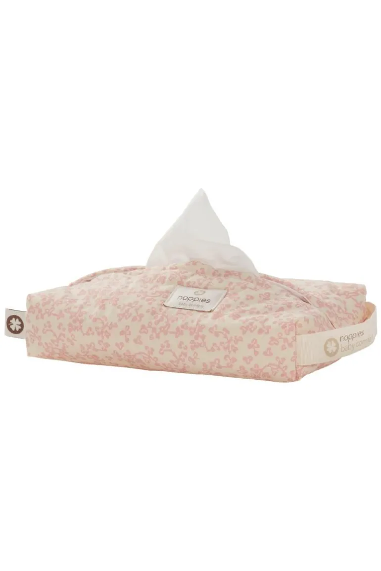 hoes_voor_babydoekje_bota_5.webp Noppies Slabbetjes & Doekjes | Bad & Verzorging<Hoes Voor Babydoekje Botanical - Misty Rose