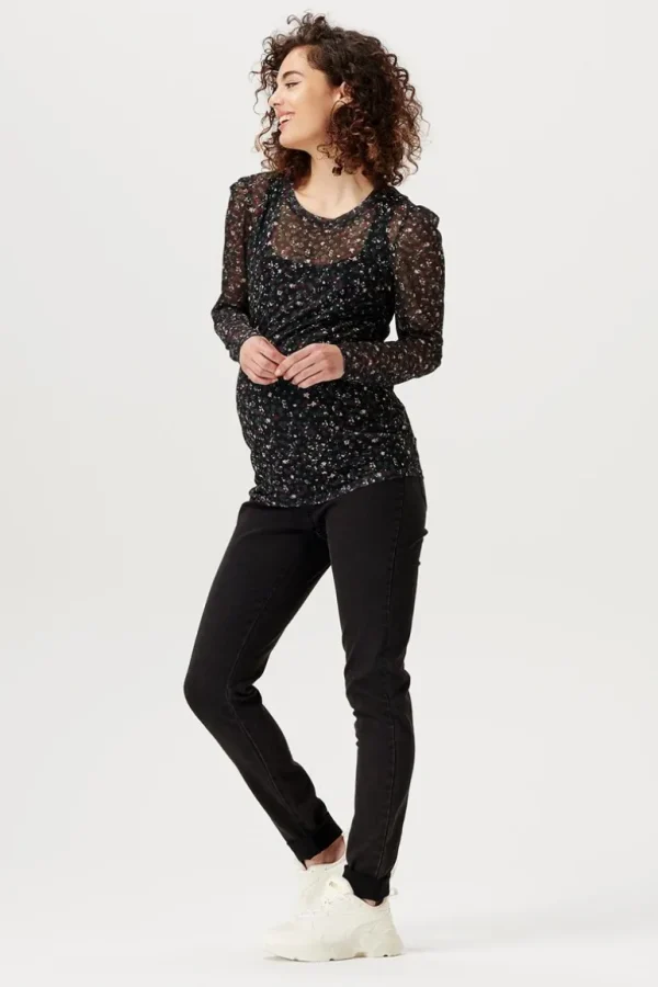 Noppies Jeans<Jegging Bow - Washed Black
