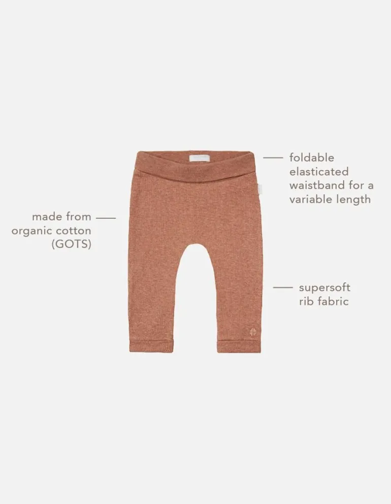 joggingbroek_naura__cafe__3.webp Noppies Broeken | Basics<Joggingbroek Naura - Cafe Au Lait Melange