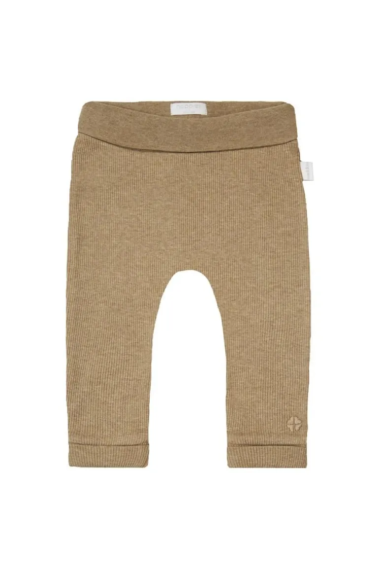 joggingbroek_naura__light_4.webp Noppies Broeken | Basics<Joggingbroek Naura - Light Green Melange
