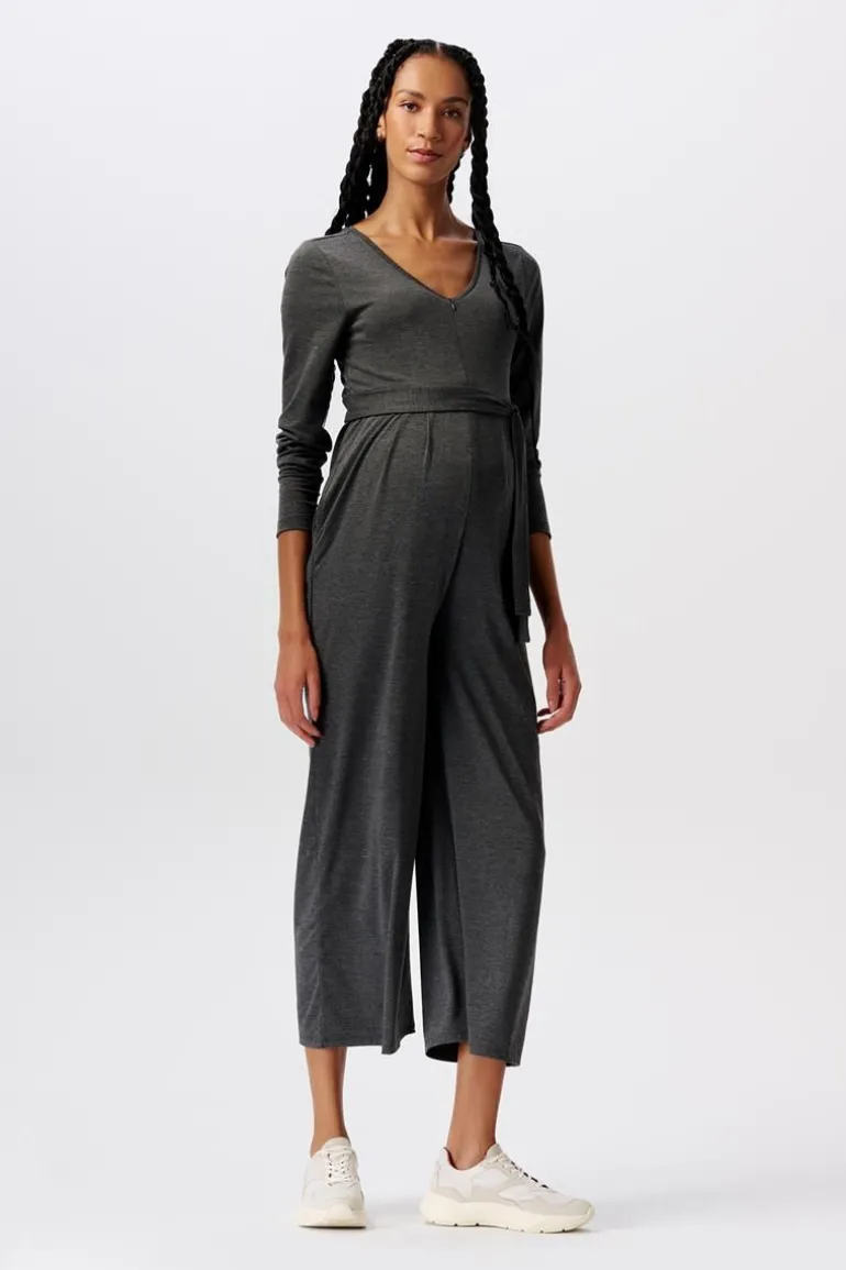 jumpsuit__anthracite_mela_0.webp Noppies Jumpsuits | Jumpsuits<Jumpsuit - Anthracite Melange