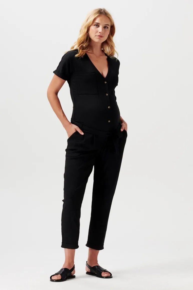 jumpsuit_met_voedingsfunc_0-5.webp Noppies Jumpsuits | Jumpsuits<Jumpsuit Met Voedingsfunctie Butare - Black