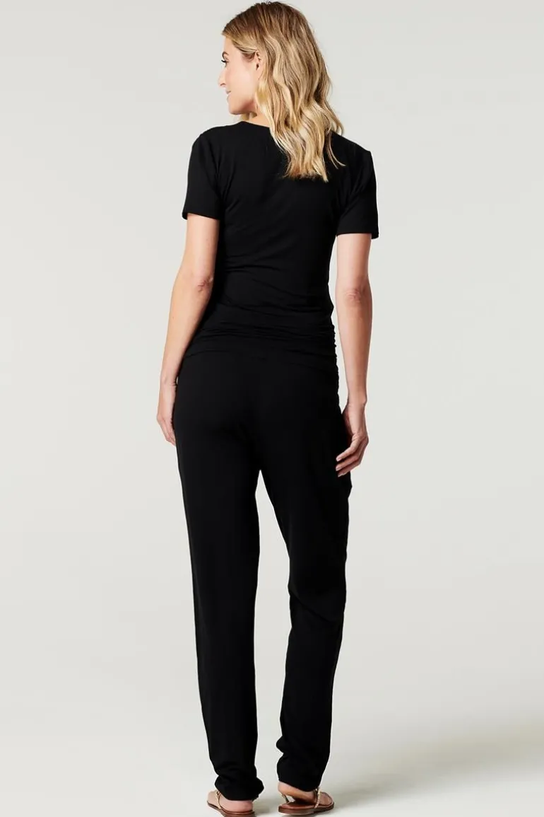 jumpsuit_met_voedingsfunc_10.webp Noppies Broeken<Jumpsuit Met Voedingsfunctie Elma - Black
