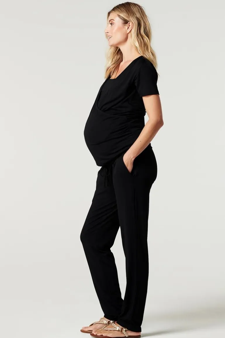 jumpsuit_met_voedingsfunc_13.webp Noppies Broeken<Jumpsuit Met Voedingsfunctie Elma - Black