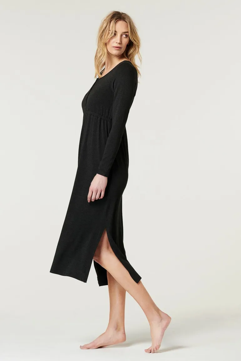 jurk__anthracite_melange_17.webp Noppies Jurken<Jurk - Anthracite Melange