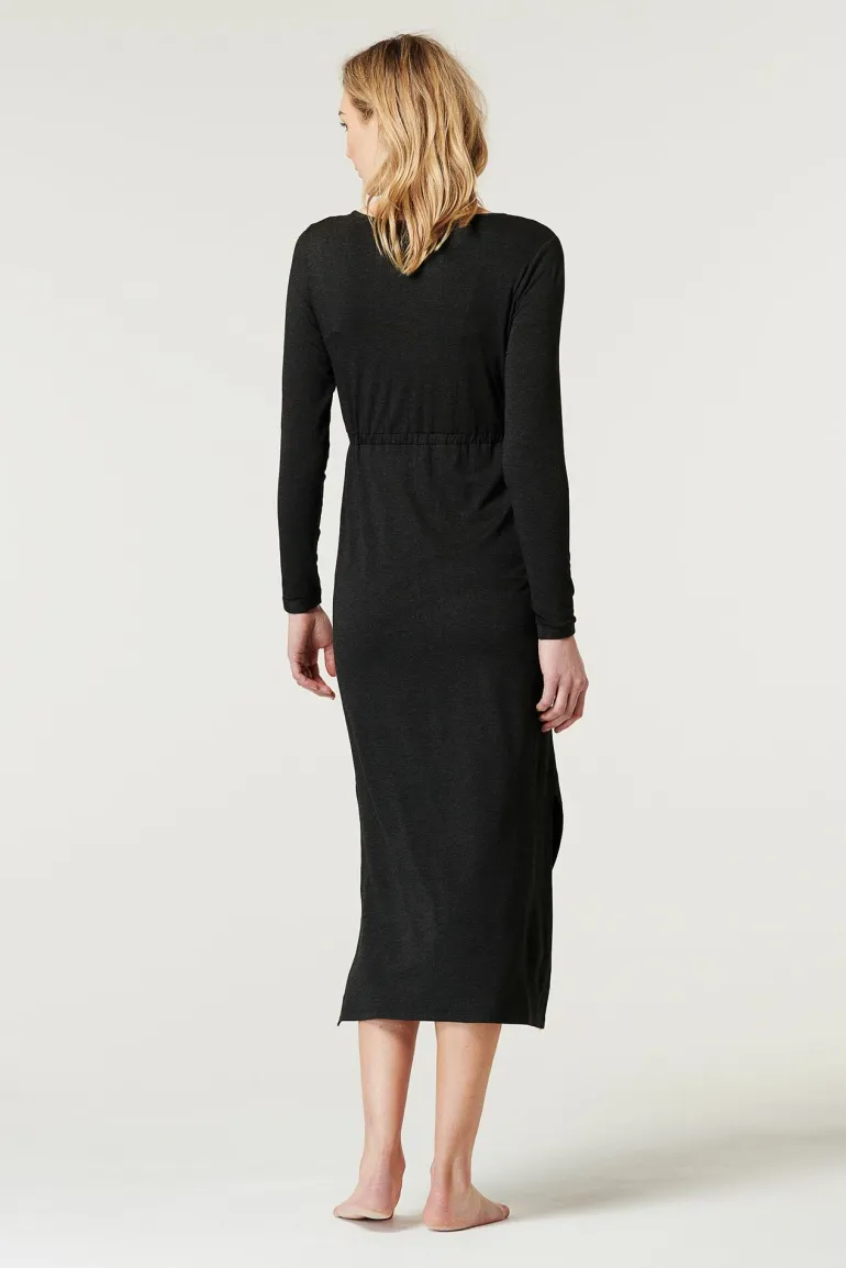 jurk__anthracite_melange_9.webp Noppies Jurken<Jurk - Anthracite Melange