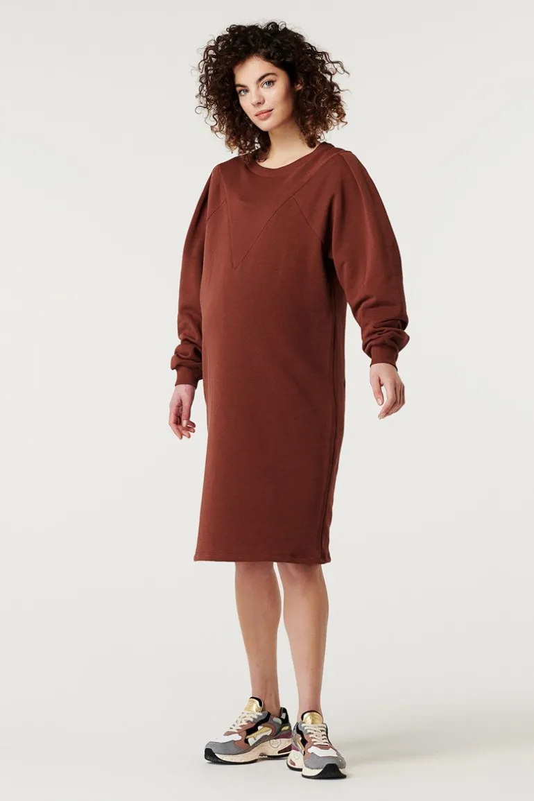 jurk_abingdon__brunette_0.webp Noppies Jurken<Jurk Abingdon - Brunette