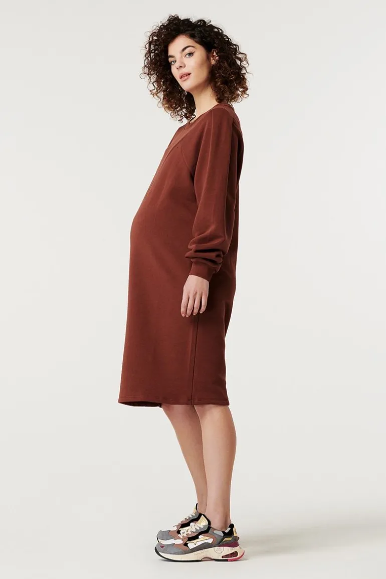 jurk_abingdon__brunette_5.webp Noppies Jurken<Jurk Abingdon - Brunette