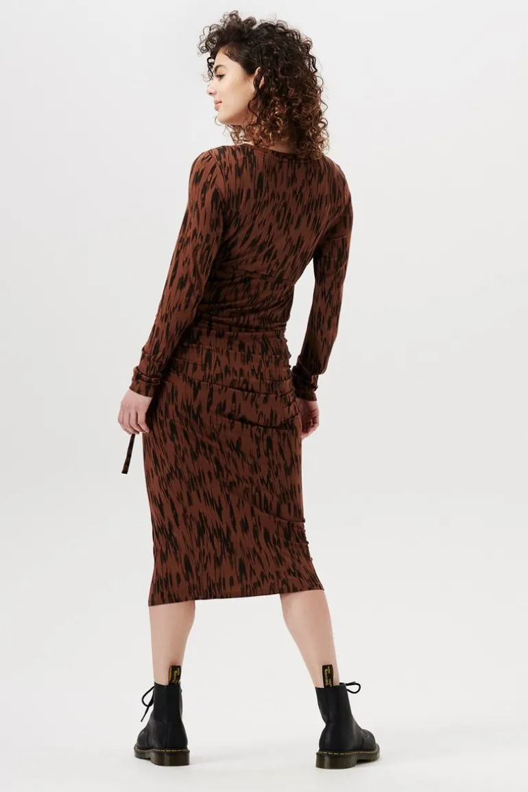 jurk_alva__brunette_1.webp Noppies Jurken<Jurk Alva - Brunette