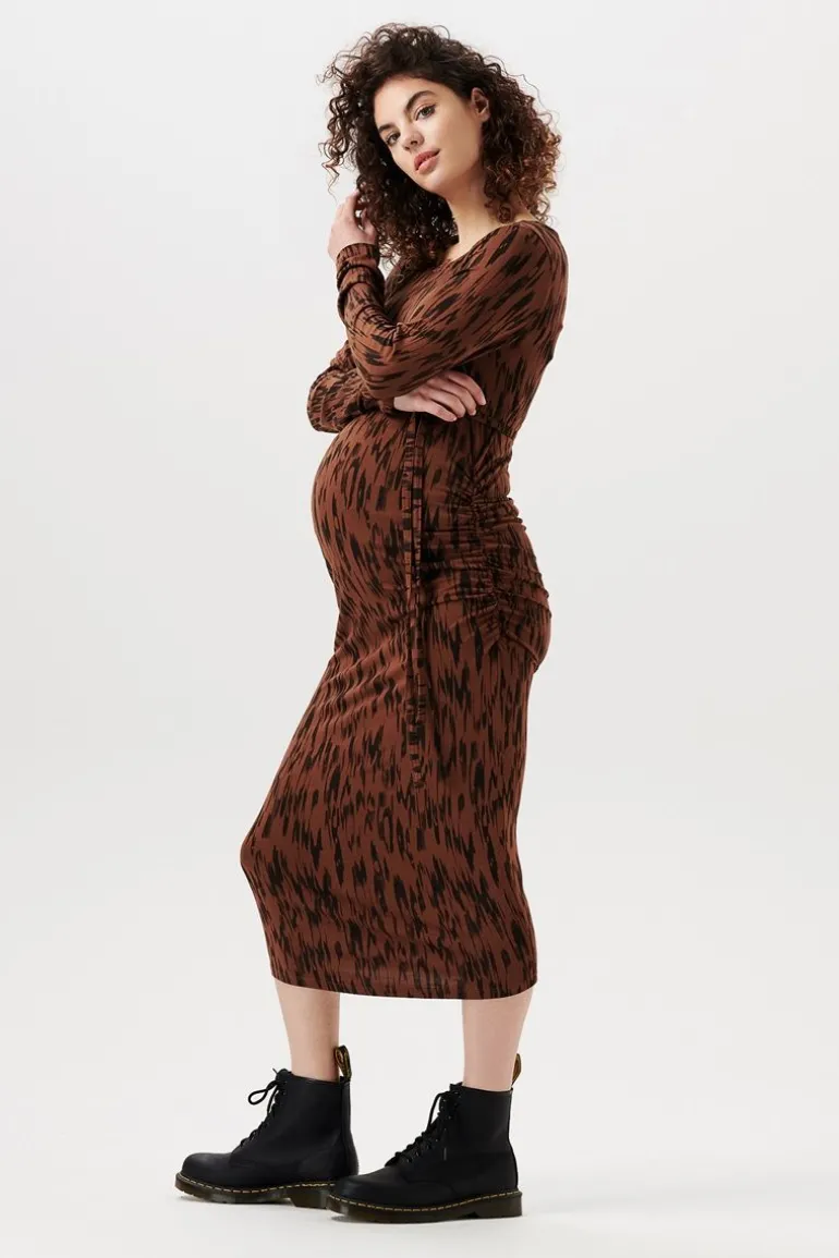 jurk_alva__brunette_12.webp Noppies Jurken<Jurk Alva - Brunette