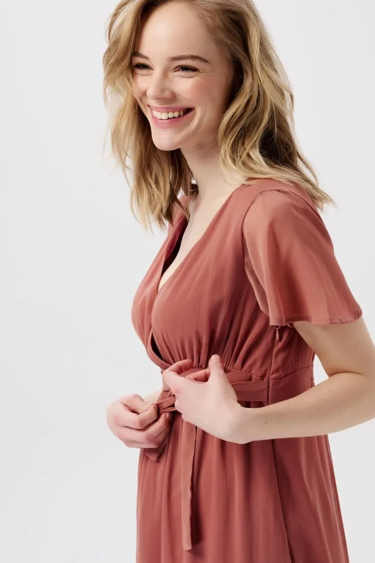 jurk_amelie__burlwood_5.webp Noppies Jurken<Jurk Amelie - Burlwood