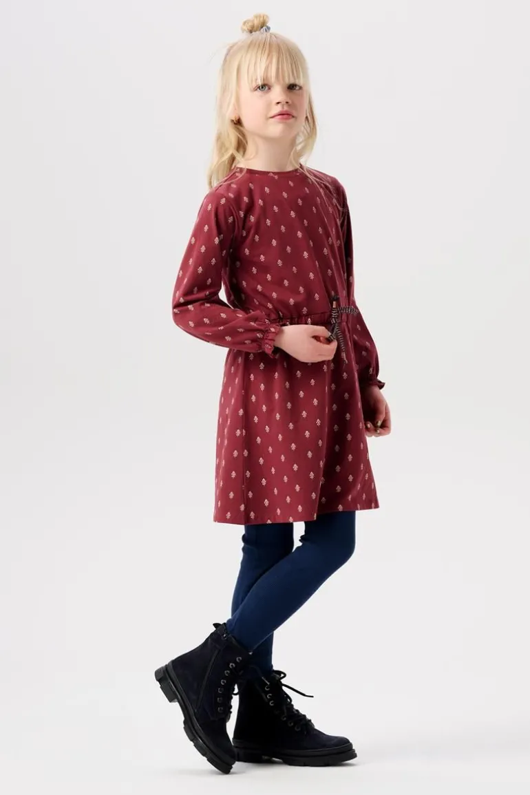 jurk_annetta__oxblood_red_4.webp Noppies Jurken<Jurk Annetta - Oxblood Red