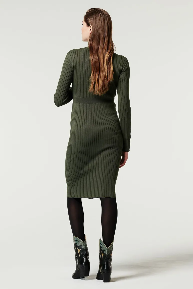 jurk_button_rib__grape_le_20.webp Noppies Jurken<Jurk Button Rib - Grape Leaf