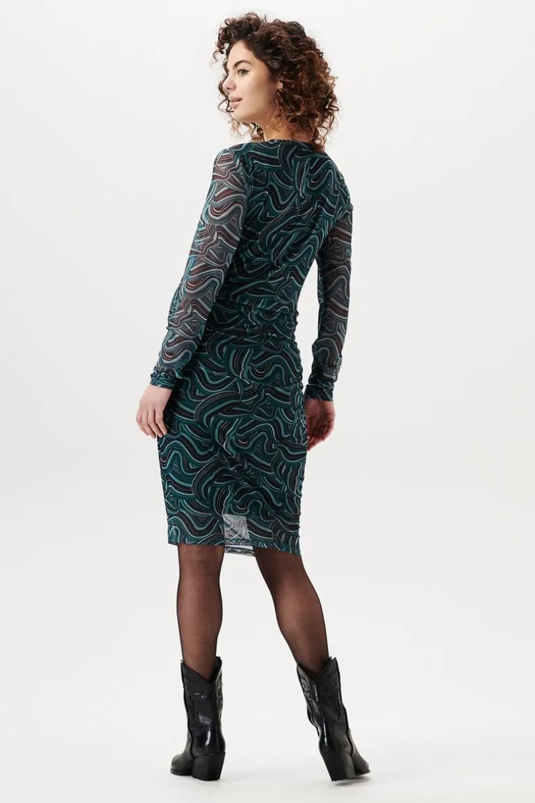 jurk_deville__deep_teal_8.webp Noppies Jurken<Jurk Deville - Deep Teal