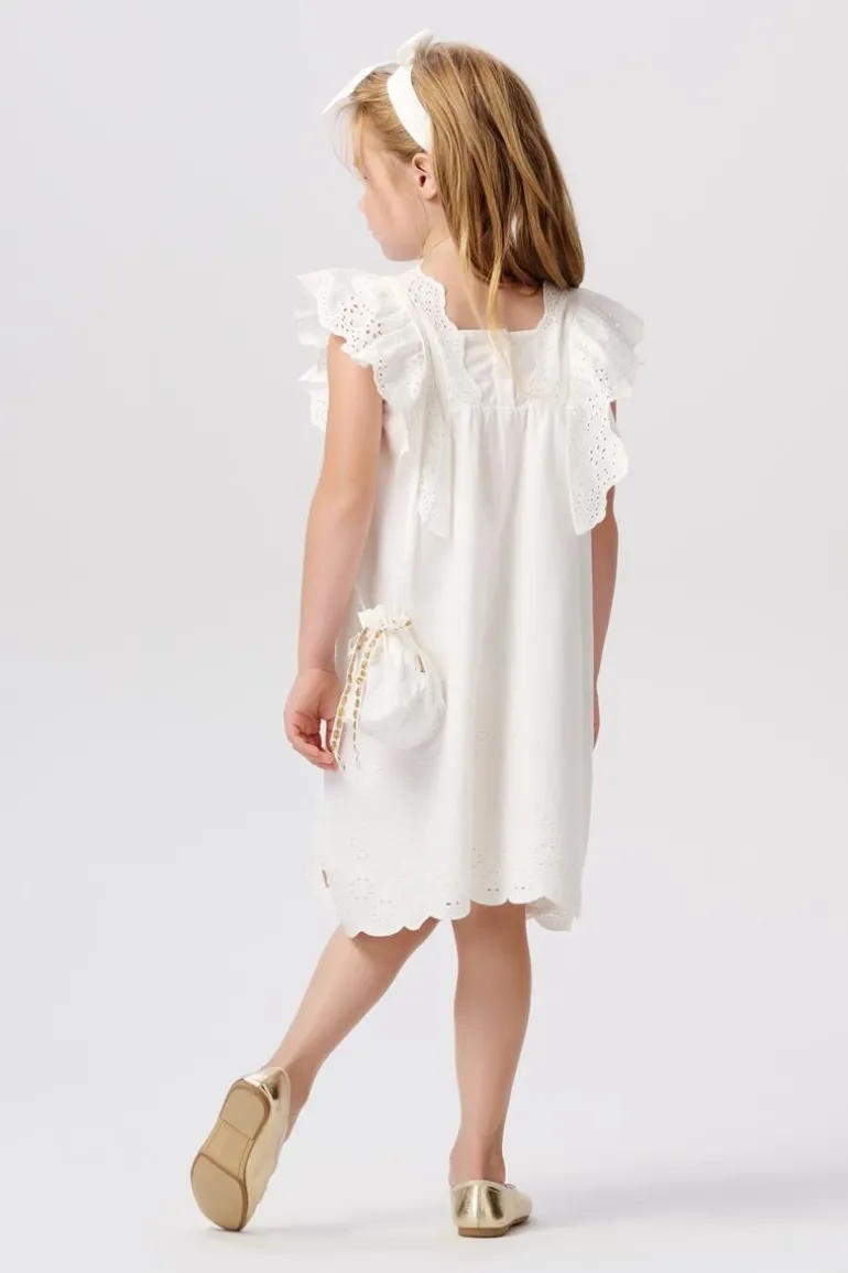 jurk_eglin__bright_white_1.webp Noppies Jurken<Jurk Eglin - Bright White