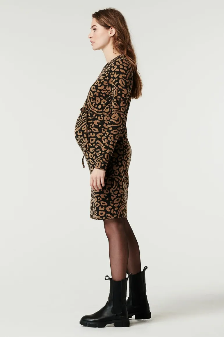 jurk_leopard__toasted_coc_5.webp Noppies Jurken<Jurk Leopard - Toasted Coconut