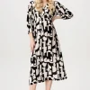 Noppies Jurken | Jurken<Jurk Met Voedingsfunctie Lieksa - Monochrome All Over Print