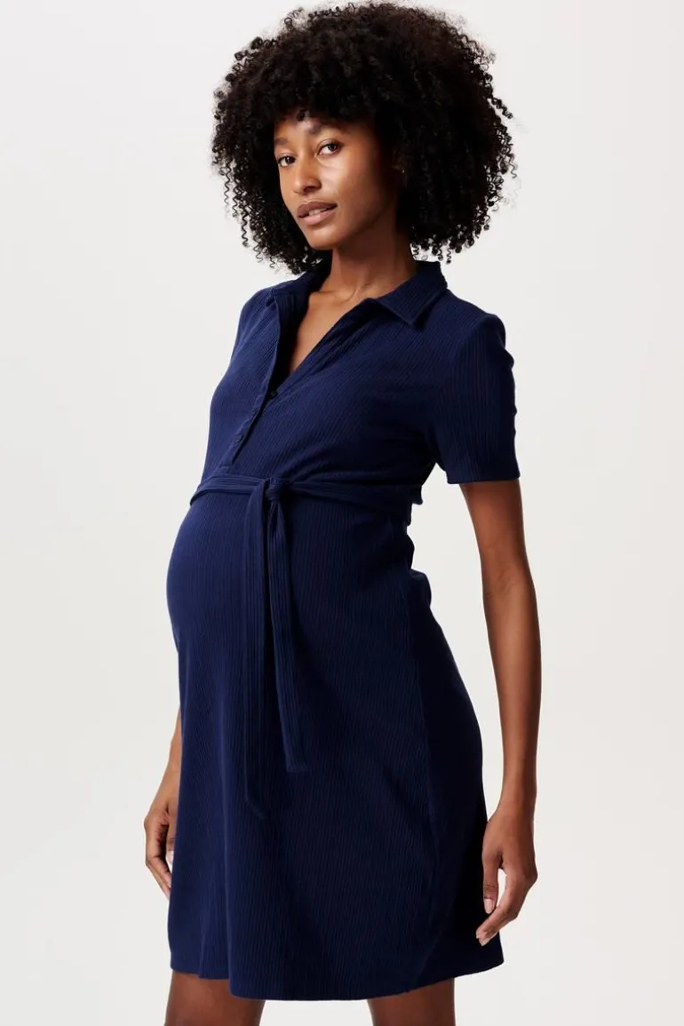 jurk_met_voedingsfunctie__0-153.webp Noppies Jurken | Jurken<Jurk Met Voedingsfunctie - Dark Navy