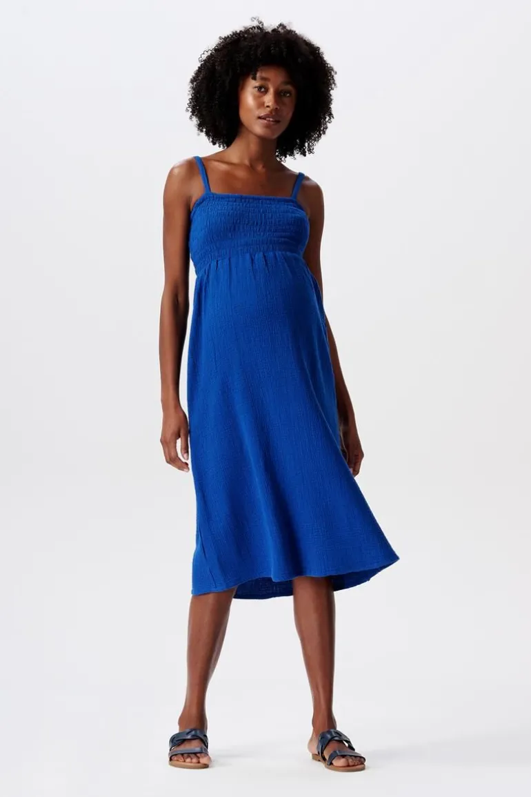 jurk_met_voedingsfunctie__0-175.webp Noppies Jurken | Jurken<Jurk Met Voedingsfunctie - Electric Blue