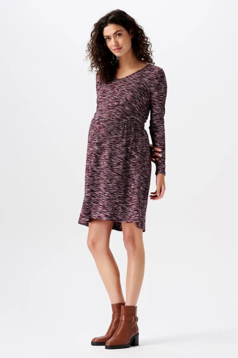 jurk_met_voedingsfunctie__0-18.webp Noppies Jurken | Jurken<Jurk Met Voedingsfunctie - Plum red