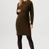 Noppies Jurken | Jurken<Jurk Met Voedingsfunctie Riva - dark olive