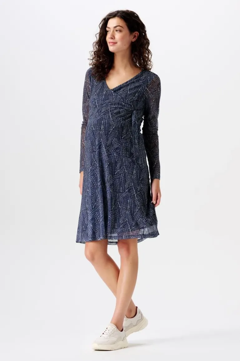 jurk_met_voedingsfunctie__0-24.webp Noppies Jurken | Jurken<Jurk Met Voedingsfunctie - Dark Blue