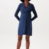 Noppies Jurken | Jurken<Jurk Met Voedingsfunctie - Dark Blue