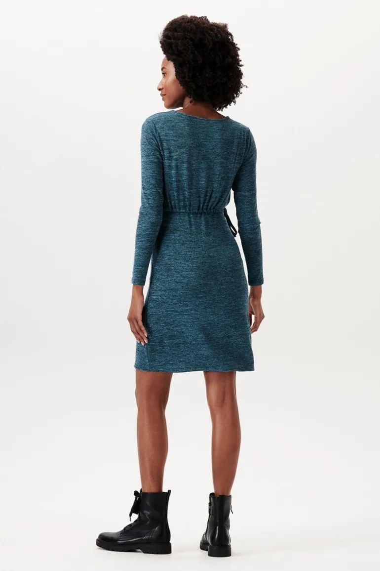 jurk_met_voedingsfunctie__1-138.webp Noppies Jurken | Jurken<Jurk Met Voedingsfunctie - Teal Blue