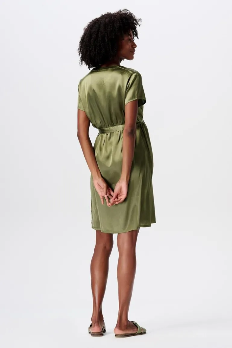jurk_met_voedingsfunctie__1-167.webp Noppies Jurken | Jurken<Jurk Met Voedingsfunctie - Olive Green