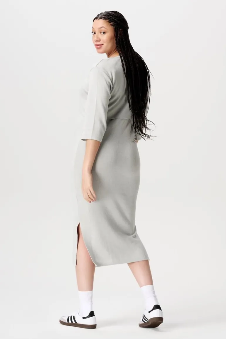 jurk_met_voedingsfunctie__1-5.webp Noppies Jurken | Jurken<Jurk Met Voedingsfunctie Jaleesa - Pigeon
