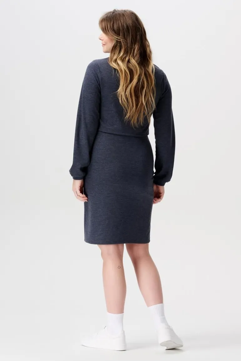 jurk_met_voedingsfunctie__1-7.webp Noppies Jurken | Jurken<Jurk Met Voedingsfunctie - Dark Navy