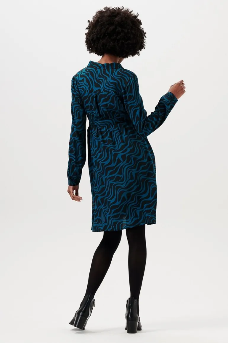 jurk_met_voedingsfunctie__1-91.webp Noppies Jurken | Jurken<Jurk Met Voedingsfunctie - Blue Coral