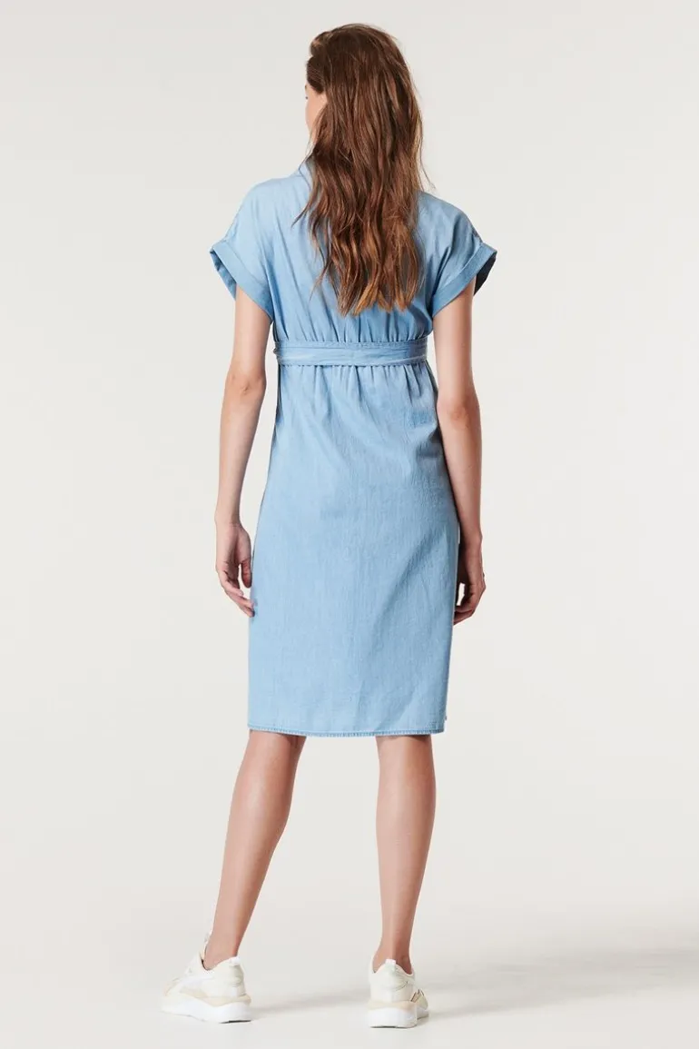jurk_met_voedingsfunctie__10-114.webp Noppies Jurken | Jurken<Jurk Met Voedingsfunctie Tencel - Light Blue