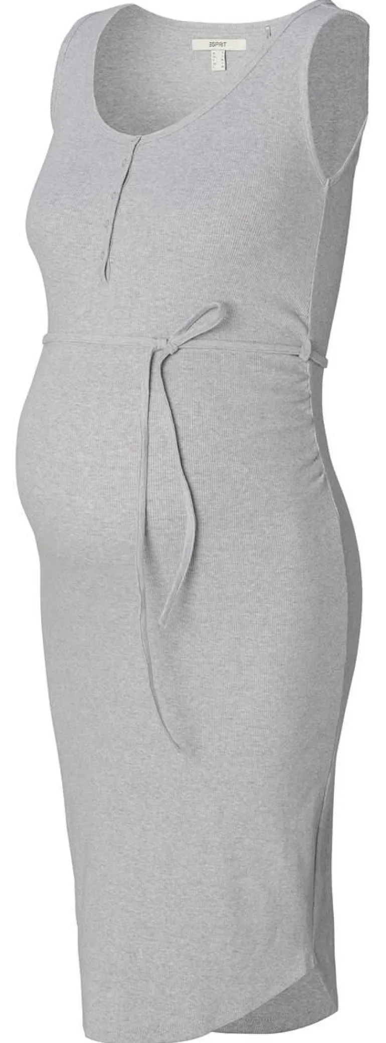jurk_met_voedingsfunctie__10-140.webp Noppies Jurken | Jurken<Jurk Met Voedingsfunctie - Light Grey melange