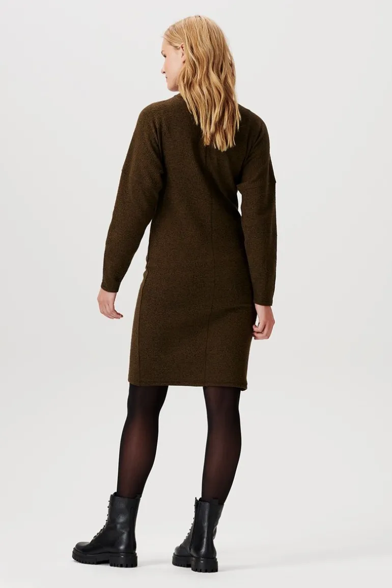 jurk_met_voedingsfunctie__10-164.webp Noppies Jurken | Jurken<Jurk Met Voedingsfunctie Riva - dark olive