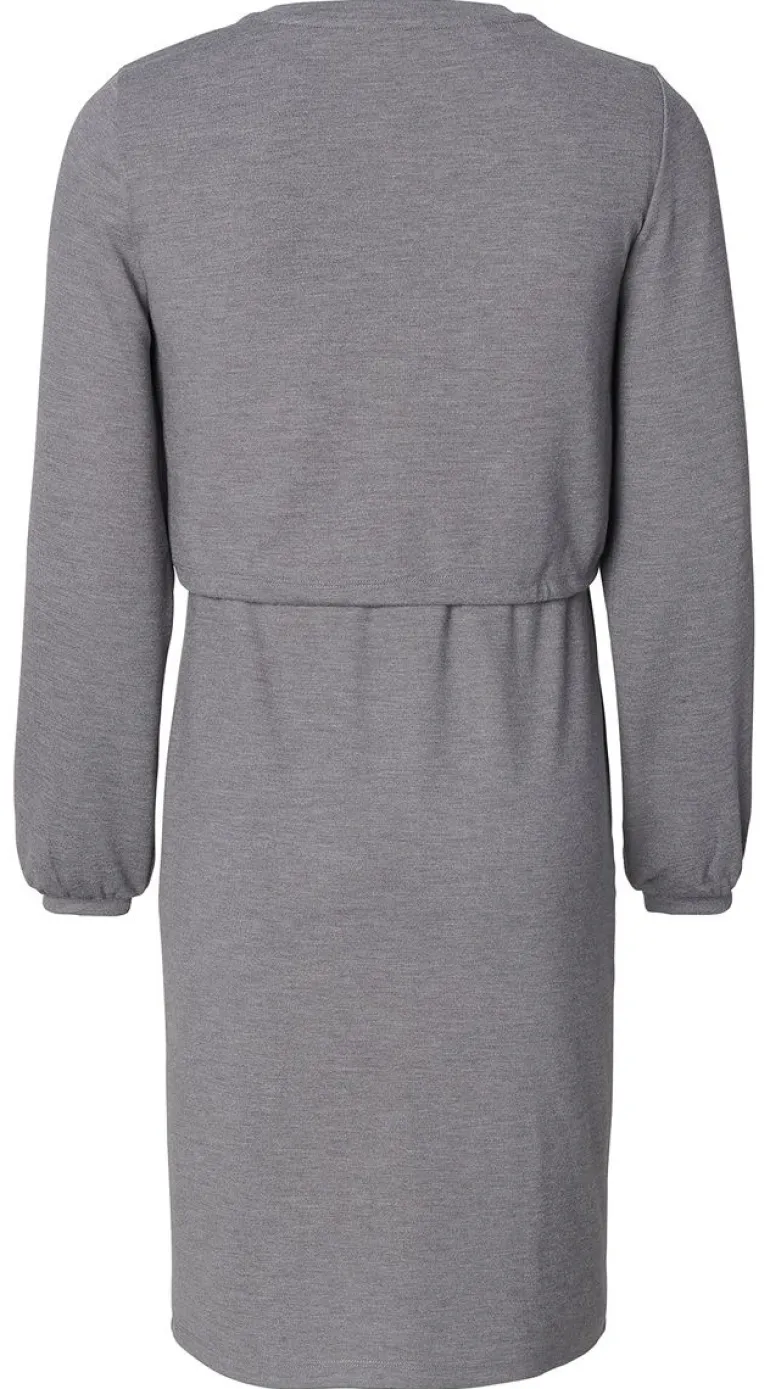 jurk_met_voedingsfunctie__11-122.webp Noppies Jurken | Jurken<Jurk Met Voedingsfunctie - Medium Grey