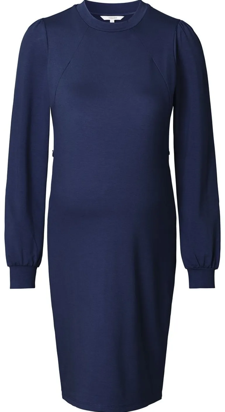 jurk_met_voedingsfunctie__11-31.webp Noppies Jurken | Jurken<Jurk Met Voedingsfunctie Pinole - Peacoat
