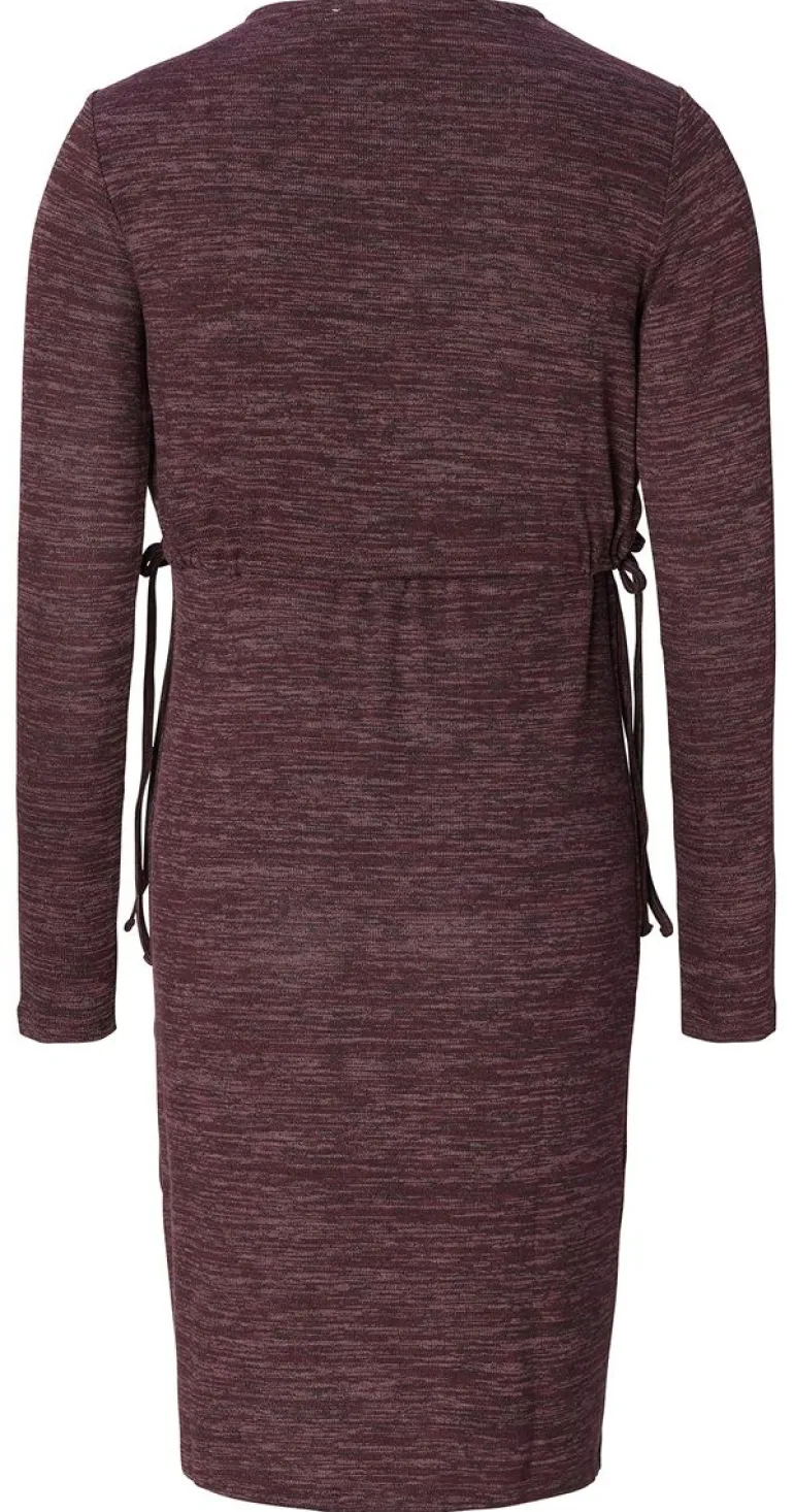 jurk_met_voedingsfunctie__11-40.webp Noppies Jurken | Jurken<Jurk Met Voedingsfunctie - Plum Brown