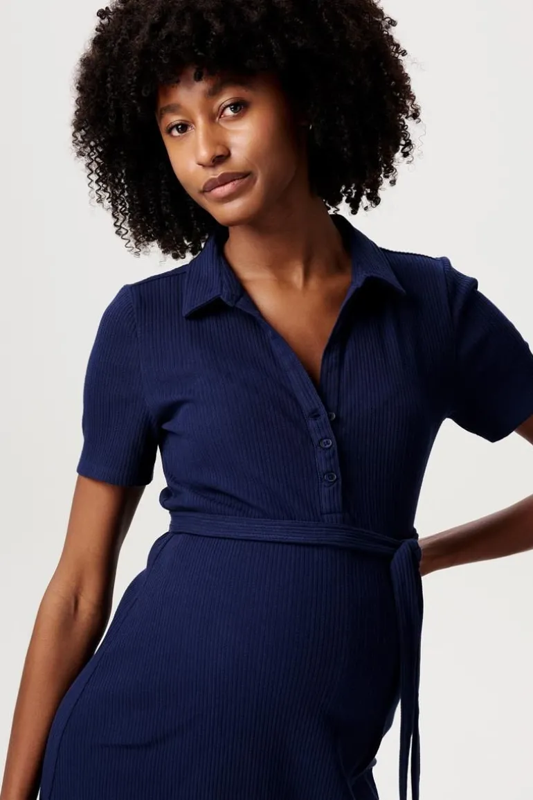 jurk_met_voedingsfunctie__12-100.webp Noppies Jurken | Jurken<Jurk Met Voedingsfunctie - Dark Navy