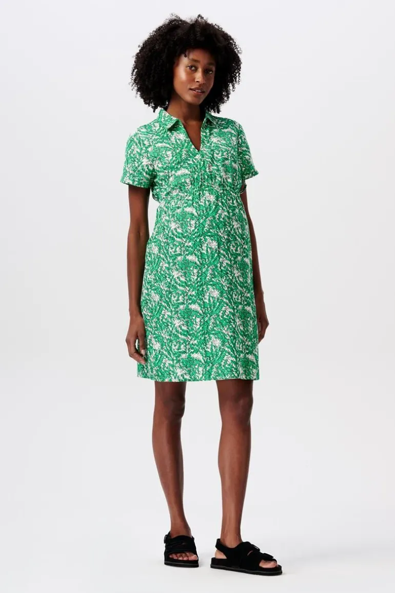 jurk_met_voedingsfunctie__12-110.webp Noppies Jurken | Jurken<Jurk Met Voedingsfunctie - Bright green