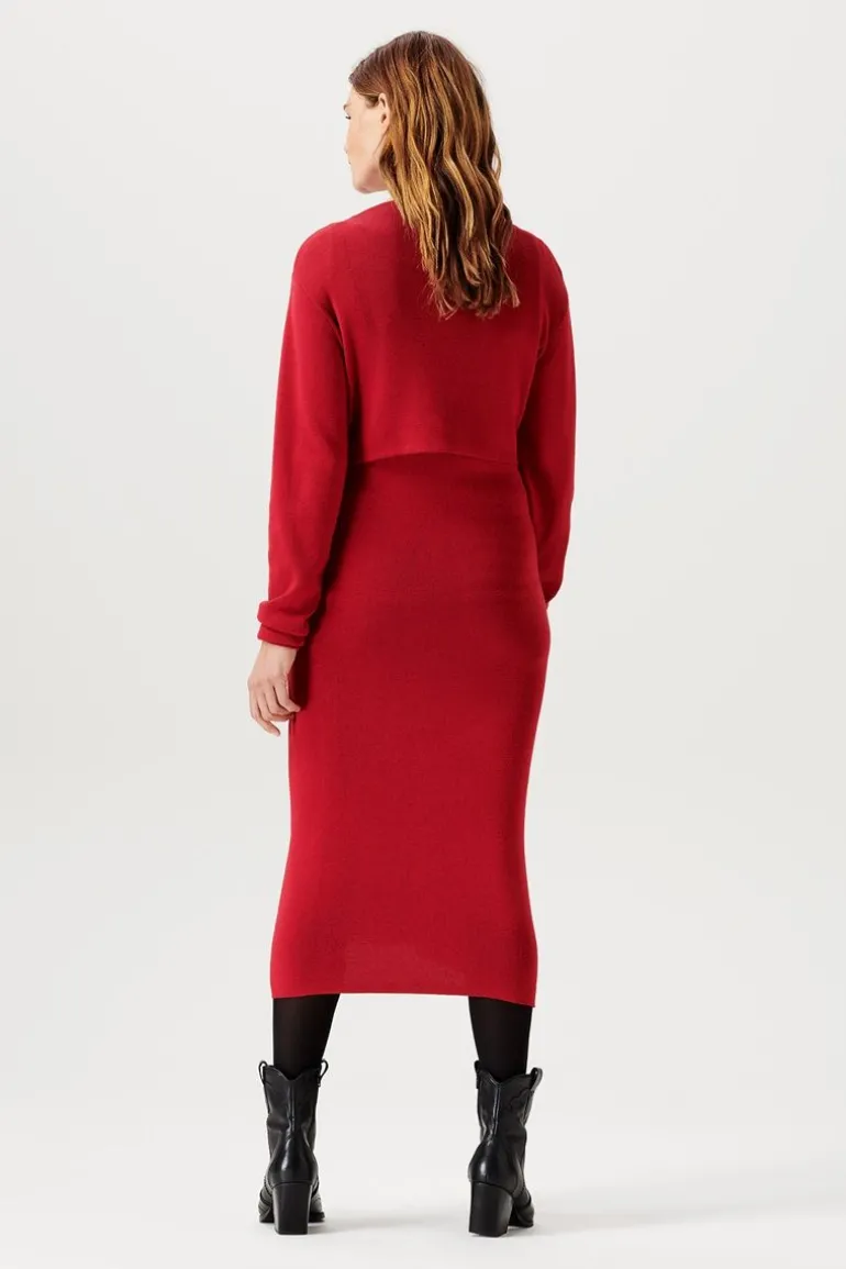jurk_met_voedingsfunctie__12-42.webp Noppies Jurken | Jurken<Jurk Met Voedingsfunctie Sesser - jester red