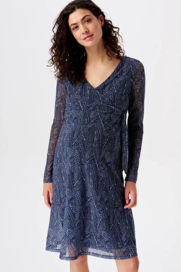 Noppies Jurken | Jurken<Jurk Met Voedingsfunctie - Dark Blue