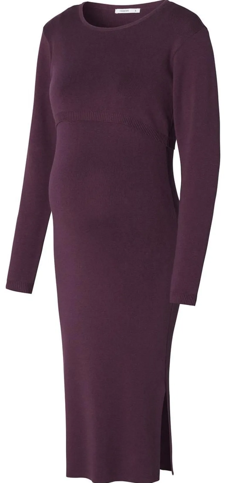 jurk_met_voedingsfunctie__13-14.webp Noppies Jurken | Jurken<Jurk Met Voedingsfunctie Jaleesa - Plum Perfect