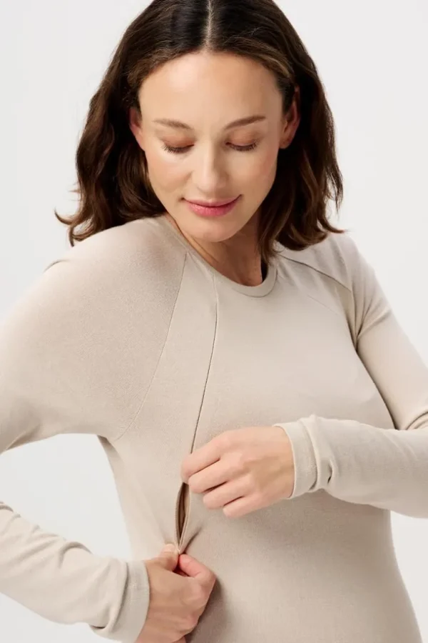 Noppies Jurken | Jurken<Jurk Met Voedingsfunctie Zane - Light Sand
